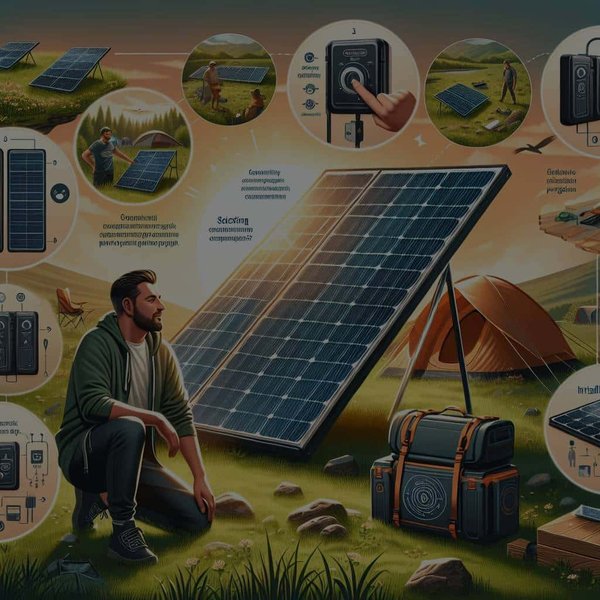 Comment choisir et installer des panneaux solaires portatifs pour votre camping?