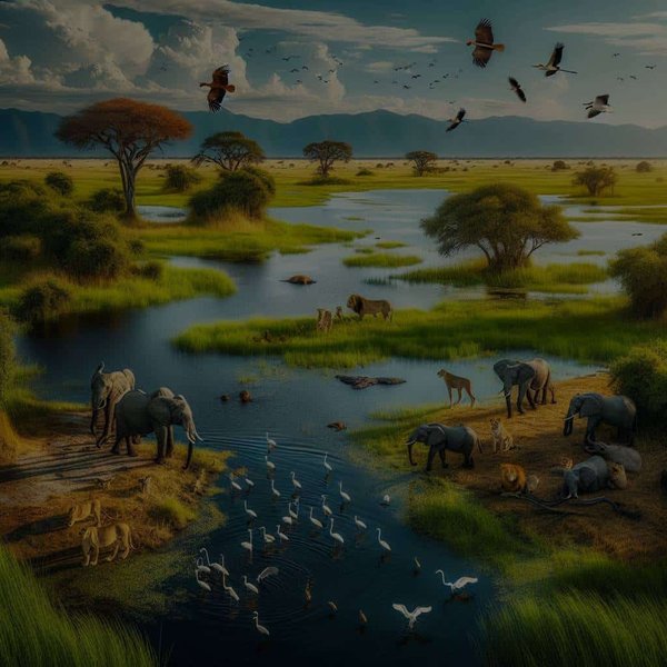 Quels sont les meilleurs endroits pour la photographie de la faune dans le delta de l'Okavango, Botswana ?